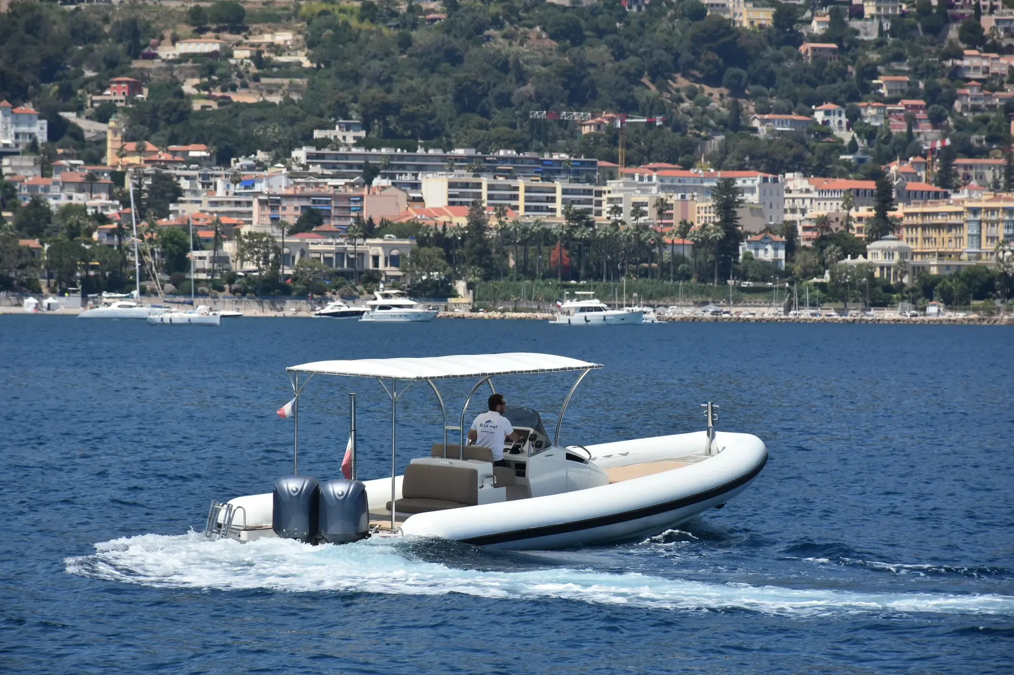 Half Time Boat Photo by Blue Hat Boat Rental Cap Ferrat